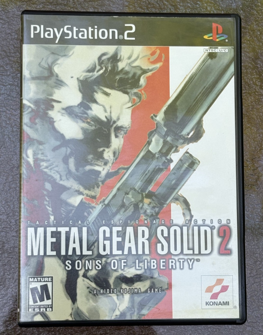 Metal Gear Solid 2 Sons of Liberty SONY PLAYSTATION 2 PS2 GAME CIB W/ Reg Card